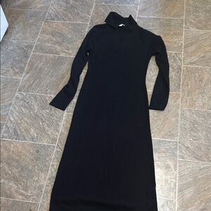 Topshop Classic Black Long Sleeve Dress